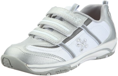 Swissies Venus 000002/000010-0077, Mädchen, Halbschuhe, Silber (Silver/White/Metallic Silver), EU 31 von Swissies