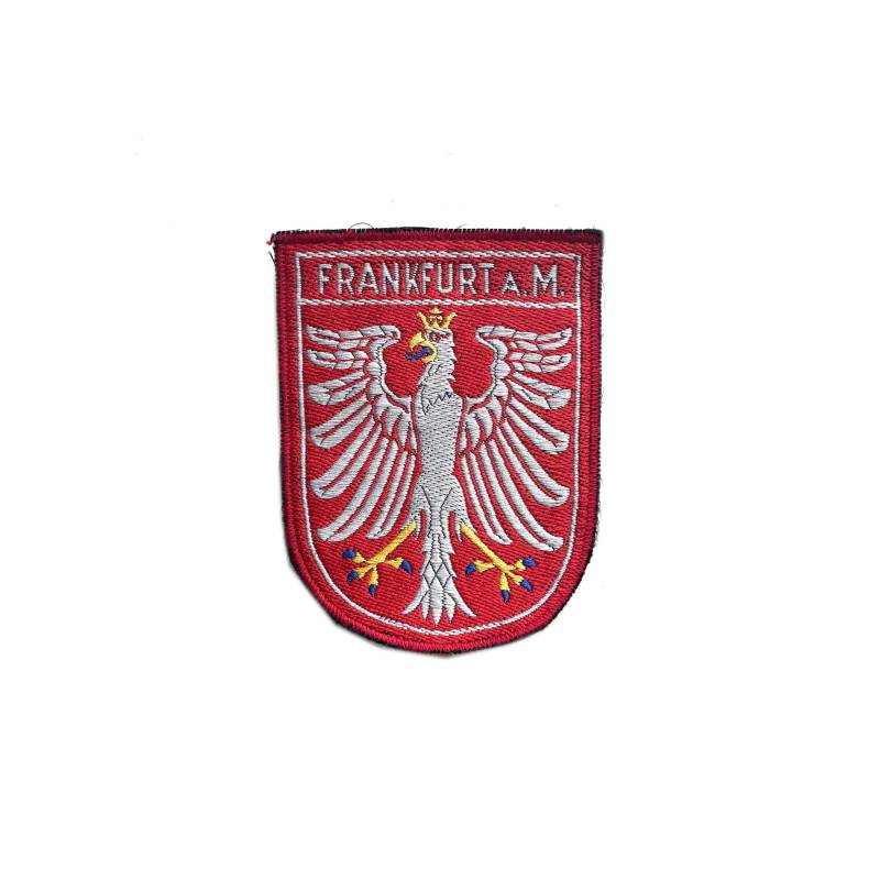 Aufnäher Frankfurt Am Main Germany Rot Textil Stoff Baumwolle Zum Aufnähen Aufnäher Frankfurt Am Main Germany Rot Textil Stoff Baumwolle Zum Aufnähen von swissvintageantique