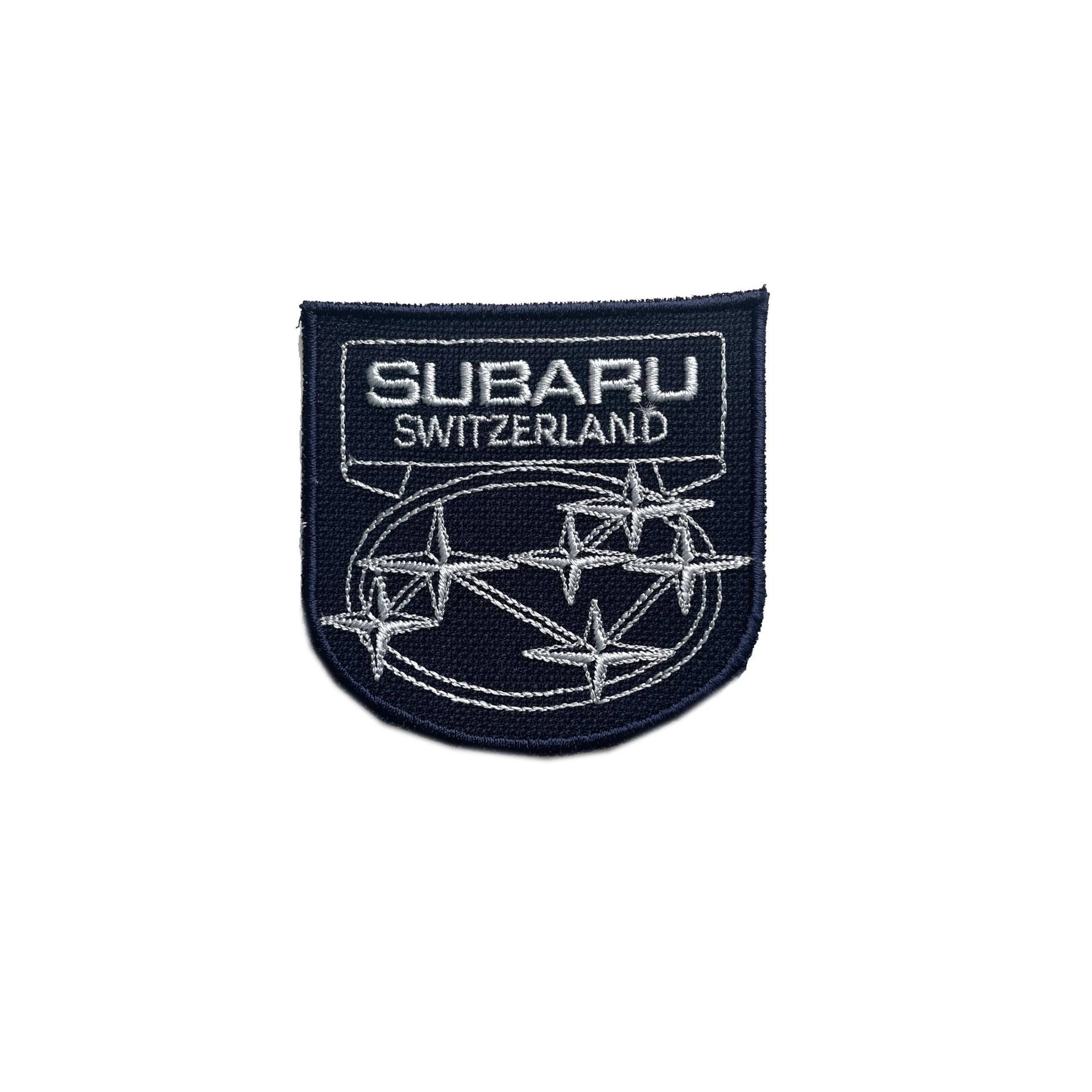 Aufnäher Subaru Textil Stoff Filz Schwarz Silber Zum Aufnähen von swissvintageantique