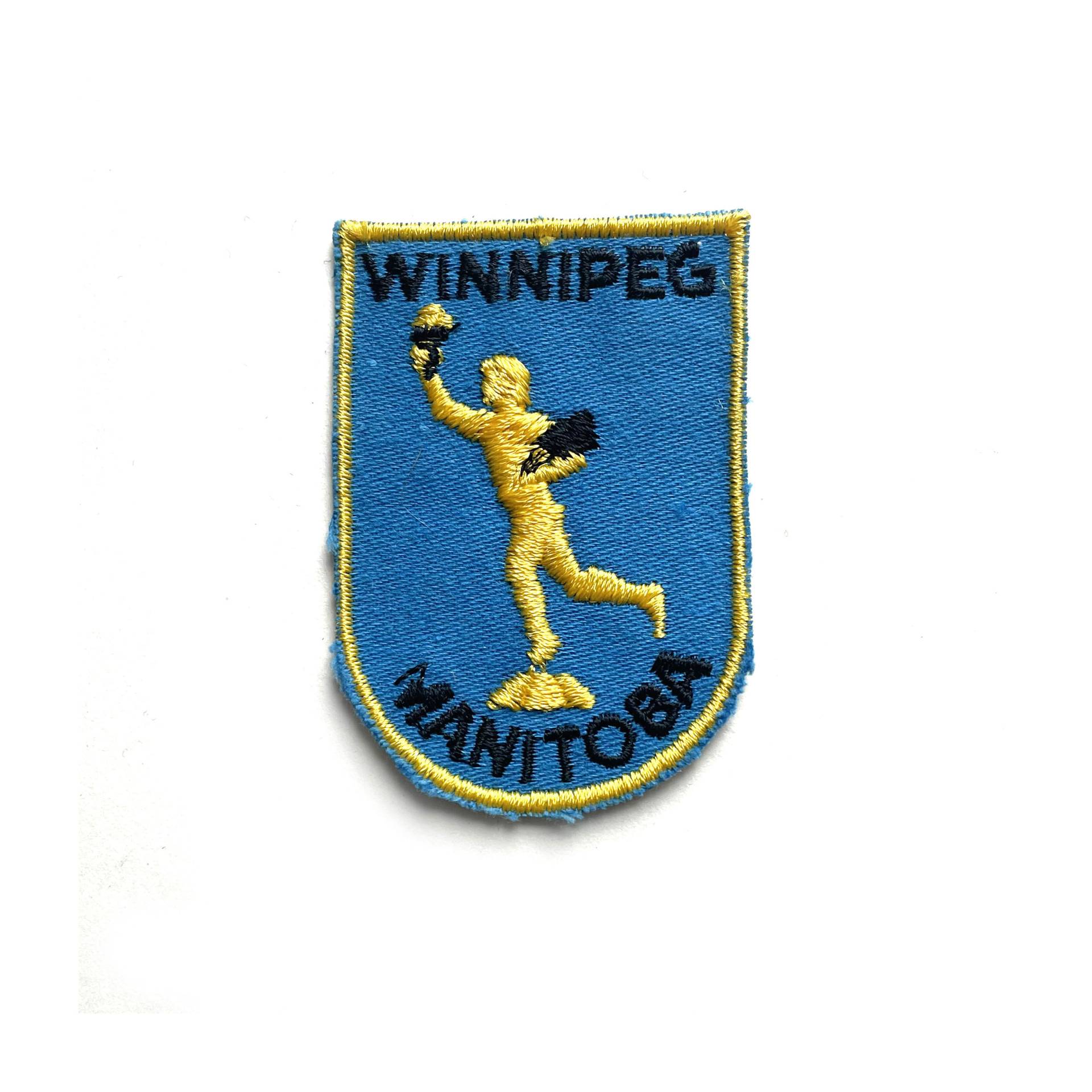 Aufnäher Winnipeg Manitoba Textil Zum Aufnähen Aufnäher Winnipeg Manitoba Textil Zum Aufnähen von swissvintageantique