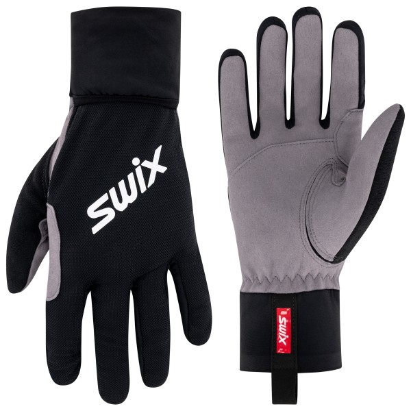 Swix - Cover Glove - Handschuhe Gr 10 schwarz/grau von swix