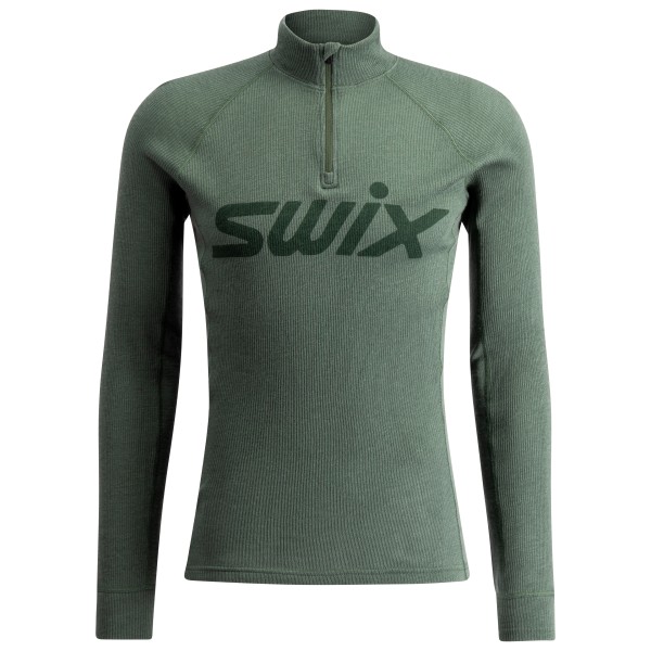 Swix - RaceX Merino Half Zip - Merinounterwäsche Gr XL oliv von swix