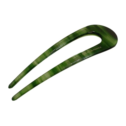 Französische Franches – Haarnadeln in U-Form | Prong Updo Chigon Clip Brötchen für Frauen | Fischköder mit Metallborsten für Pool, Reisen, Bad, Dusche, , von syayw