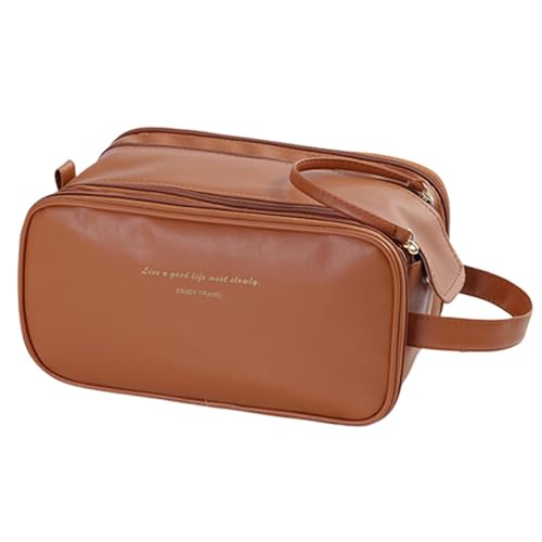 Großer Make -up -Beutelorganisator - Make -up -Koffer Kosmetischer Organizer | Großkapazität wasserdichte Make -up -Organisator -Beutel Mit Griff, Toilettenbeutel Für Die Dusche Badezimmer von syayw