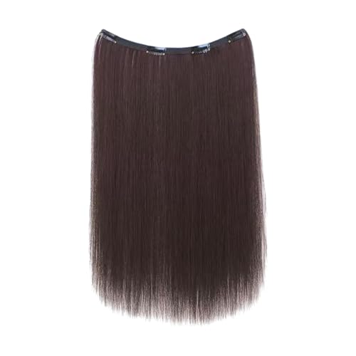 Haarverlängerungsclip – Clip in Extensions aus Echthaar | Haarverlängerung mit Clips | Haarverlängerungen aus Hochtemperatur-Seide | Mädchen Hair Part Smooth Real Hair für Frauen von syayw