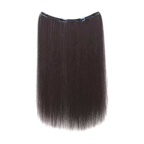 Haarverlängerungsclip – Clip in Extensions aus Echthaar | Haarverlängerung mit Clips | Haarverlängerungen aus Hochtemperatur-Seide | Mädchen Hair Part Smooth Real Hair für Frauen von syayw
