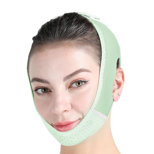 Syayw Kinnriemen in V-Form – Kinnriemen in V-Form, zum Heben von Flöhen in V-Form für Frauen, verstellbarer Doppelkinnriemen zum Fernsehen, Schlafen, Lesen, von syayw