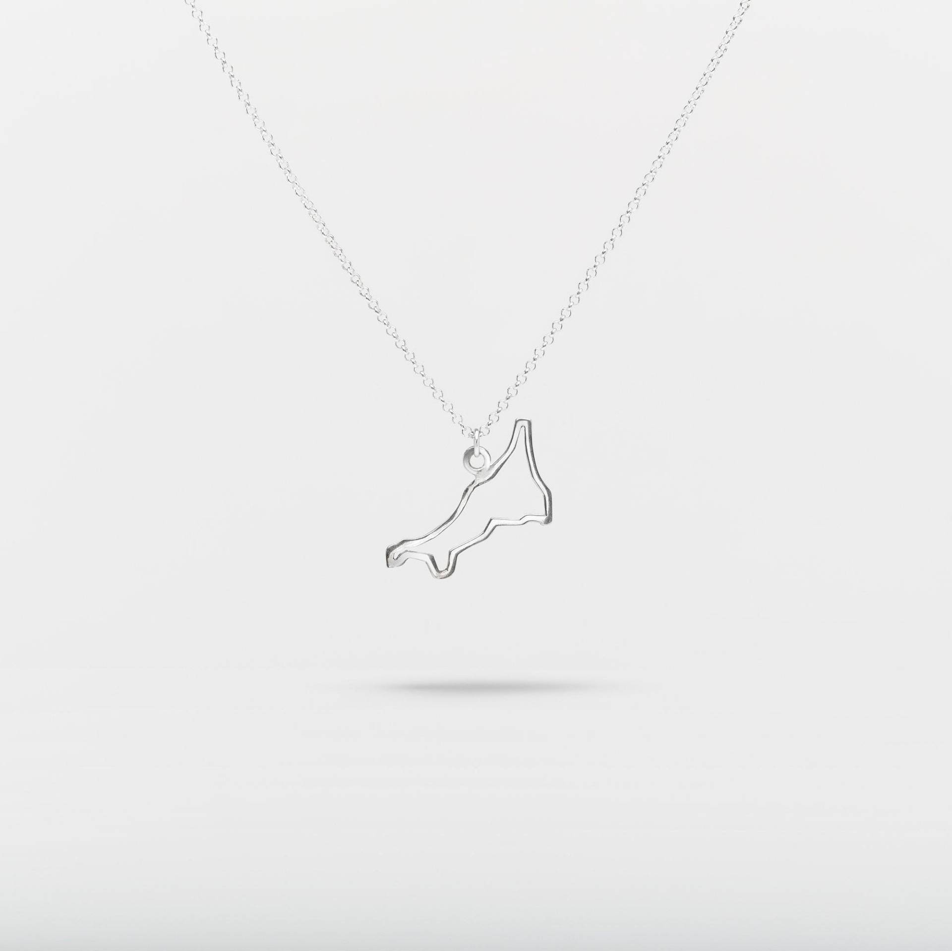 Minimale, Elegante Silhouette Von Cornwall. Handgefertigt Aus Sterlingsilber In Minimale, Elegante Silhouette Von Cornwall. Handgefertigt Aus Sterlingsilber In von synsi