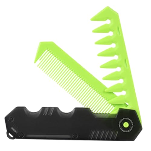 Faltbarer Kamm, tragbar, zusammenklappbar, Taschenkämme für Herren, Mini-Haaröl-Kopf-Styling-Werkzeug, Haarschneider für Bärte, Schnurrbärte, Salon von szaluyk