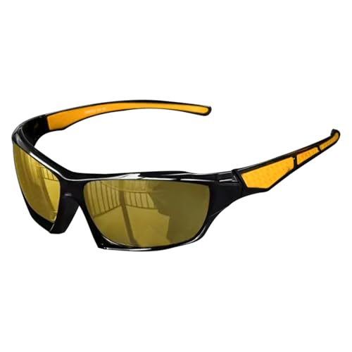 Fischereibrille für Männer | Sungllass Men-Ultra Light | Rechteckige polarisierte Sonnenbrille | Bequeme Modebergen Outdoor Sport Eyewear zum Fahren von Fishiing Running Cycling von szaluyk