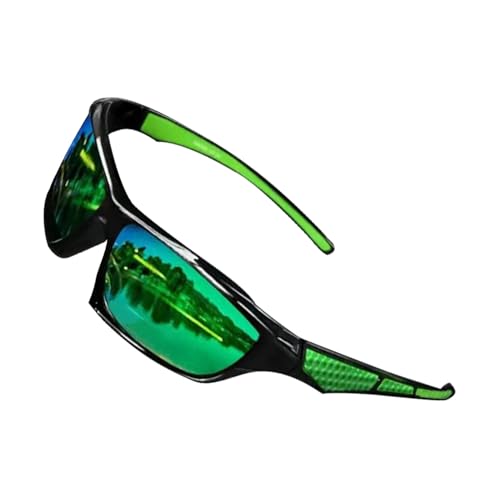 Fischereibrille für Männer | Sungllass Men-Ultra Light | Rechteckige polarisierte Sonnenbrille | Bequeme Modebergen Outdoor Sport Eyewear zum Fahren von Fishiing Running Cycling von szaluyk