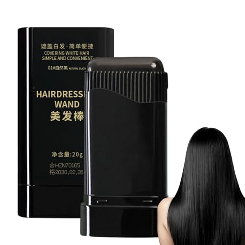 Graues Haar verdecken | Temporärer weißer Haarfärbemandkamm | Natürlicher wasserdichte Sofortfarbstoff | Langlebig | Männer | Frauen | Zurückgehender Haaransatz | Bart | Schnelles Ausbesserungswerkzeu von szaluyk