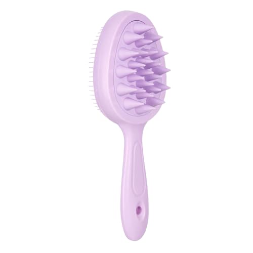 Kopfhautmassagegerät Bürste - Doppelseitige Shampoo-Haarbürste, tragbares Entwirrungskopfhautschrubber für Männer, Frauen, Teenager, Mädchen, Sportler, ideal für oder trockene Haarpflege von szaluyk