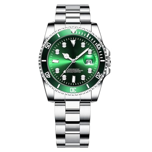 szaluyk Gentleman's Watch | Stahlgurt wasserdichte analoge Uhr für Männer | 42 mm leicht zu lesendes Geschäfts-Armbandwatch-klassisch szaluyk Gentleman's Watch | Stahlgurt wasserdichte analoge Uhr für Männer | 42 mm leicht zu lesendes Geschäfts-Armbandwatch-klassisch von szaluyk