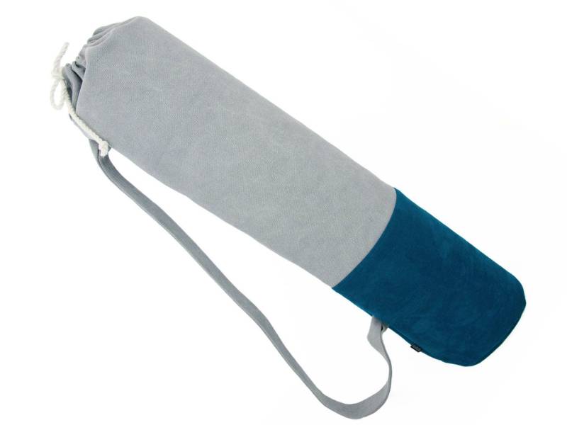Yogamattentasche, Yogatasche, Yogamattenhalter Grau Ozeanblau, Yoga Rucksack, Yogamattentrage, Pilates Tasche von szududu