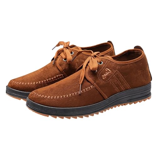 Arbeitsschuhe Herren Gesundheitsschuh Sommer Atmungsaktiv Slip On Bequeme Sneaker Einfarbig Weiche Sohle Dämpfung Sportschuhe Outdoor Running Workout Joggingschuhe Mit Schnürsenkel,39-41.5 EU von szvbofueck