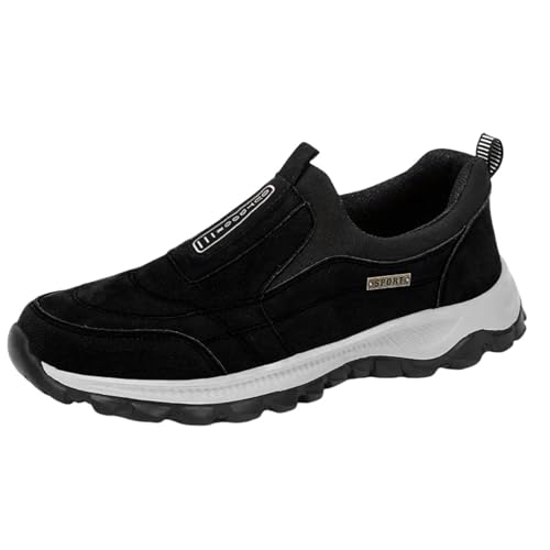 Bergschuhe Herren Sportschuhe Solide Atmungsaktiv Slip On Bequeme Wanderschuhe Einfarbig Leichtgewichts Dicker Sohle Dämpfung Sneaker Outdoor Bergsport Workout Walkingschuhe,35-43 Eu Bergschuhe Herren Sportschuhe Solide Atmungsaktiv Slip On Bequeme Wanderschuhe Einfarbig Leichtgewichts Dicker Sohle Dämpfung Sneaker Outdoor Bergsport Workout Walkingschuhe,35-43 Eu von szvbofueck