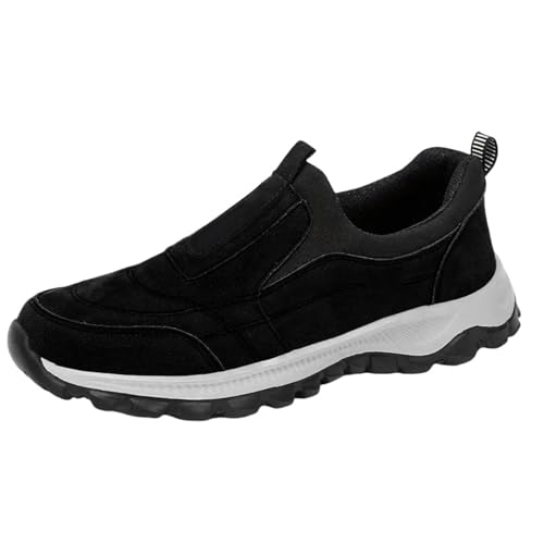 Bergschuhe Herren Wanderschuhe Solide Atmungsaktiv Slip On Bequeme Sportschuhe Einfarbig Leichtgewichts Dicker Sohle Dämpfung Sneaker Outdoor Bergsport Workout Walkingschuhe,37-43.5 EU Bergschuhe Herren Wanderschuhe Solide Atmungsaktiv Slip On Bequeme Sportschuhe Einfarbig Leichtgewichts Dicker Sohle Dämpfung Sneaker Outdoor Bergsport Workout Walkingschuhe,37-43.5 EU von szvbofueck