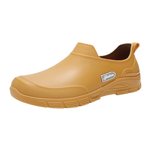 Gummistiefel Herren Kurzstiefel Sommer Wasserdicht Rutschfeste Regenschuhe Leichtgewichts Einfarbig Solide Bequeme Regenstiefel Outdoor Schlamm Garten Regenstiefel,39-42 Eu von szvbofueck
