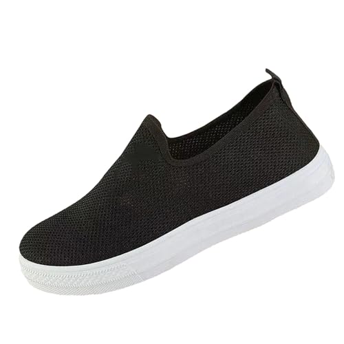 Loafer Damen Sportschuhe Sommer Mesh Atmungsaktiv Bequeme Turnschuhe Leichtgewichts Einfarbig Slip On Weiche Sohle Joggingschuhe Outdoor Running Workout Sommerschuhe,35-39 Eu von szvbofueck