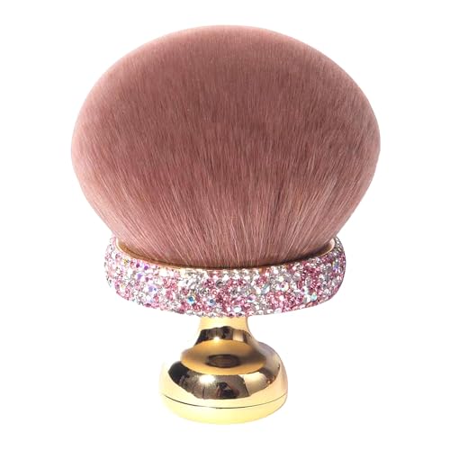 Make-up-Pinsel Foundation Pinsel für Cremige, Pudrige oder Flüssige Foundation Face Brush Puderpinsel Kosmetikpinsel Lidschatten Concealer Eyeshadow Schmink für flüssige Grundierung Puder (C-Pink) von szvbofueck