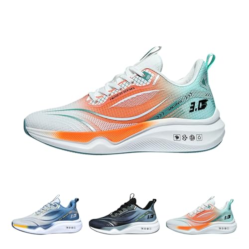 Orthopädische Schuhe Herren Sneaker Sommer Mesh Atmungsaktiv Leichtgewichts Sportschuhe Slip On Weiche Sohle Dämpfung Turnschuhe Outdoor Running Workout Joggingschuhe Mit Schnürsenkel,38-43 Eu von szvbofueck