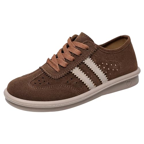 Sneaker Damen Freizeitschuhe Sommer Atmungsaktiv Leichtgewichts Sportschuhe Einfarbig Slip On Weiche Sohle Bequeme Turnschuhe Outdoor Running Workout Walkingschuhe Mit Schnürsenkel,35-40 Eu von szvbofueck