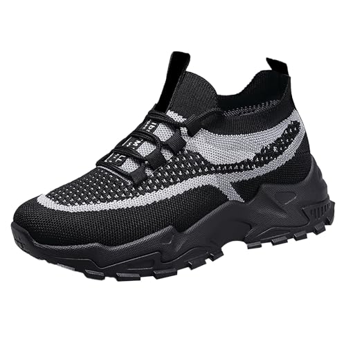 Sneaker Damen Sportschuhe Sommer Mesh Atmungsaktiv Leichtgewichts Turnschuhe Slip On Dicker Sohle Dämpfung Joggingschuhe Outdoor Running Workout Walkingschuhe Mit Schnürsenkel,35-41 Eu von szvbofueck