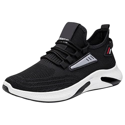 Sneaker Herren Laufschuhe Sommer Mesh Atmungsaktiv Walkingschuhe Einfarbig Slip On Weiche Sohle Bequeme Joggingschuhe Outdoor Running Workout Sommerschuhe Mit Schnürsenkel,39-41.5 EU Sneaker Herren Laufschuhe Sommer Mesh Atmungsaktiv Walkingschuhe Einfarbig Slip On Weiche Sohle Bequeme Joggingschuhe Outdoor Running Workout Sommerschuhe Mit Schnürsenkel,39-41.5 EU von szvbofueck