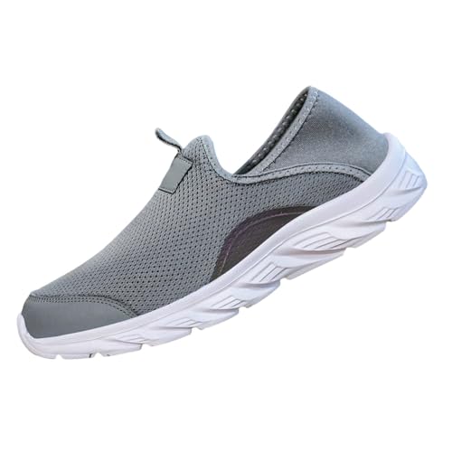 Sneaker Herren Loafer Sommer Mesh Atmungsaktiv Leichtgewichts Sportschuhe Einfarbig Slip On Weiche Sohle Dämpfung Turnschuhe Outdoor Running Workout Joggingschuhe,38.5-42 Eu von szvbofueck