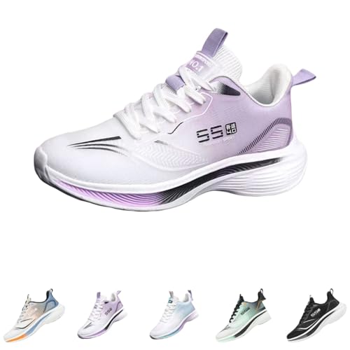 Sneaker Herren Sportschuhe Sommer Mesh Atmungsaktiv Leichtgewichts Laufschuhe Slip On Weiche Sohle Dämpfung Joggingschuhe Outdoor Running Workout Walkingschuhe Mit Schnürsenkel,38-42.5 EU von szvbofueck