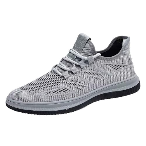 Sportschuhe Damen Sneaker Sommer Strick Mesh Atmungsaktiv Joggingschuhe Einfarbig Slip On Weiche Sohle Dämpfung Walkingschuhe Outdoor Running Workout Turnschuhe Mit Schnürsenkel,38-43 Eu von szvbofueck