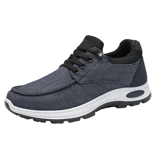 Sportschuhe Damen Stoffschuhe Sommer Atmungsaktiv Leichtgewichts Walkingschuhe Einfarbig Slip On Weiche Sohle Dämpfung Joggingschuhe Outdoor Running Workout Turnschuhe Mit Schnürsenkel,38-43 Eu von szvbofueck