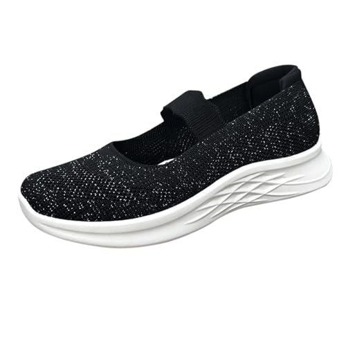Walkingschuhe Damen Freizeitschuhe Sommer Mesh Atmungsaktiv Leichtgewichts Loafer Einfarbig Weiche Sohle Rutschfeste Bequeme Gesundheitsschuh Outdoor Hiking Sommerschuhe Für Ältere Menschen,34-40 Eu von szvbofueck