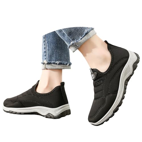 szvbofueck Loafer Herren Freizeitschuhe Sommer Atmungsaktiv Leichtgewichts Sportschuhe Einfarbig rutschfeste Weiche Sohle Dämpfung Turnschuhe Outdoor Running Casual Sommerschuhe,35-39 Eu von szvbofueck