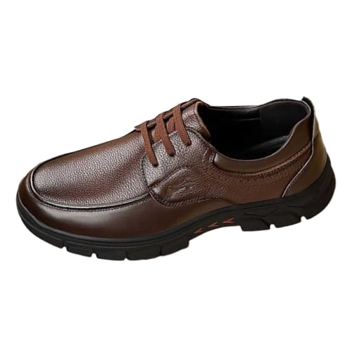 szvbofueck Mokassin Herren Businessschuhe Leder Weiche Sohle Atmungsaktiv Bequeme Freizeitschuhe Einfarbig rutschfeste Bequeme Lederschuhe Outdoor Business Loafer Mit Schnürsenkel,38-41.5 EU szvbofueck Mokassin Herren Businessschuhe Leder Weiche Sohle Atmungsaktiv Bequeme Freizeitschuhe Einfarbig rutschfeste Bequeme Lederschuhe Outdoor Business Loafer Mit Schnürsenkel,38-41.5 EU von szvbofueck