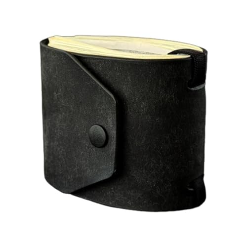 szvbofueck The Cash Wrap Wallet with Clasp - Full-Grain Leather Money Organizer with Magnetic Snap Mini Portmonee Geldbeutel Wear Resistant Organizer (B) von szvbofueck