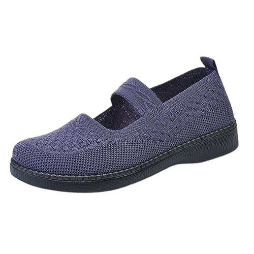 szvbofueck Turnschuhe Damen Sportschuhe Sommer Mesh Atmungsaktiv Leichtgewichts Sneaker Einfarbig Flache rutschfeste Bequeme Freizeitschuhe Outdoor Running Workout Sommerschuhe,34-40 Eu von szvbofueck