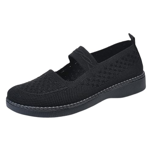 szvbofueck Turnschuhe Damen Sportschuhe Sommer Mesh Atmungsaktiv Leichtgewichts Sneaker Einfarbig Flache rutschfeste Bequeme Freizeitschuhe Outdoor Running Workout Sommerschuhe,34-40 Eu von szvbofueck
