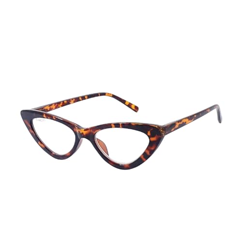 t vedo: Cat Eyes Brille gegen blaues Licht für Damen – kratzfeste Gläser mit Displayschutz +0,00 – inklusive Etui, Braun gesprenkelt, Cat Eye - 147-18-147 t vedo: Cat Eyes Brille gegen blaues Licht für Damen – kratzfeste Gläser mit Displayschutz +0,00 – inklusive Etui, Braun gesprenkelt, Cat Eye - 147-18-147 von t vedo