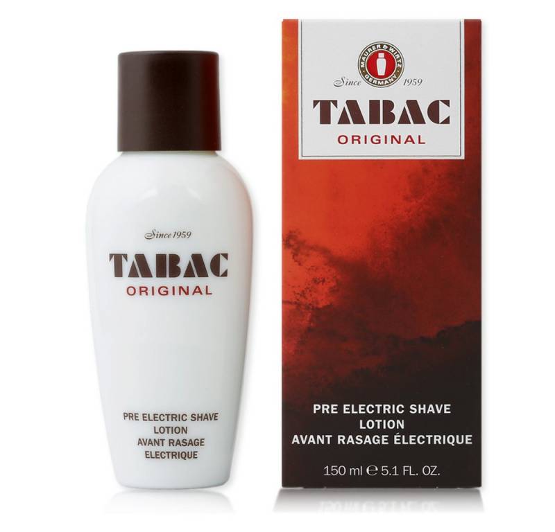 tabac After-Shave Tabac Original Pre Shave Electric 150 ml Packung von tabac