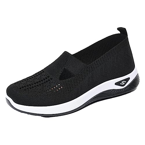 Slip-on-Sneaker für Damen | Atmungsaktive orthopädische Schuhe für Damen | Leichte orthopädische Damen-Sneaker | Orthopädische Freizeitschuhe für Damen von tacery