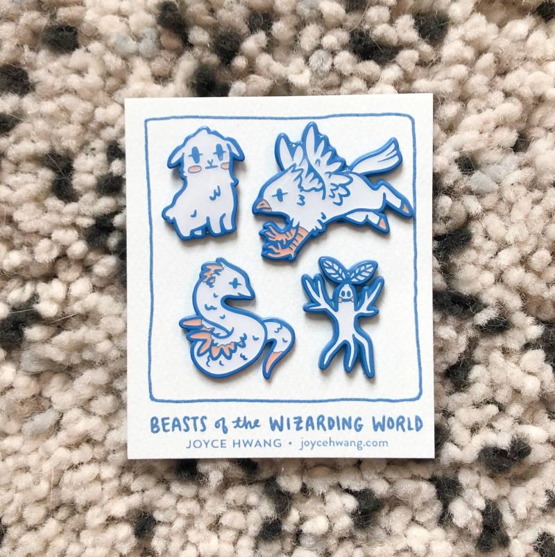 Amazing Beasts, Set Eins Emaille Pin Amazing Beasts, Set Eins Emaille Pin von taigaandmako