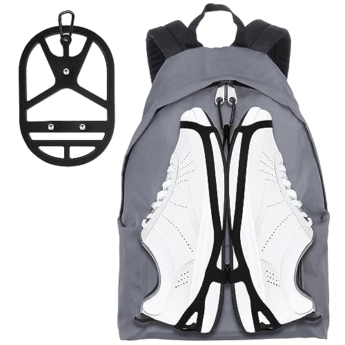 takyu Schuhhalter für Rucksack, Silikon Schuhbeutel Atmungsaktiver Schuhclip für Rucksack für Sport- und Wanderschuhe beim Reisen Klettern Training von takyu