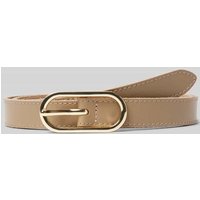 Tamaris Gürtel aus Leder mit Dornschließe in Taupe, Größe 110 Tamaris Gürtel aus Leder mit Dornschließe in Taupe, Größe 110 von tamaris