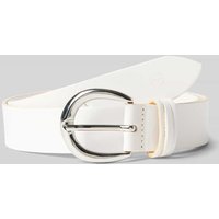 Tamaris Gürtel aus Leder mit Dornschließe in Weiss, Größe 100 Tamaris Gürtel aus Leder mit Dornschließe in Weiss, Größe 100 von tamaris