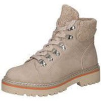 Tamaris Schnür Boots Damen beige von tamaris