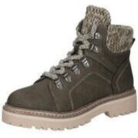 Tamaris Schnür Boots Damen grün von tamaris