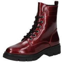Tamaris Schnür Boots Damen rot|rot von tamaris