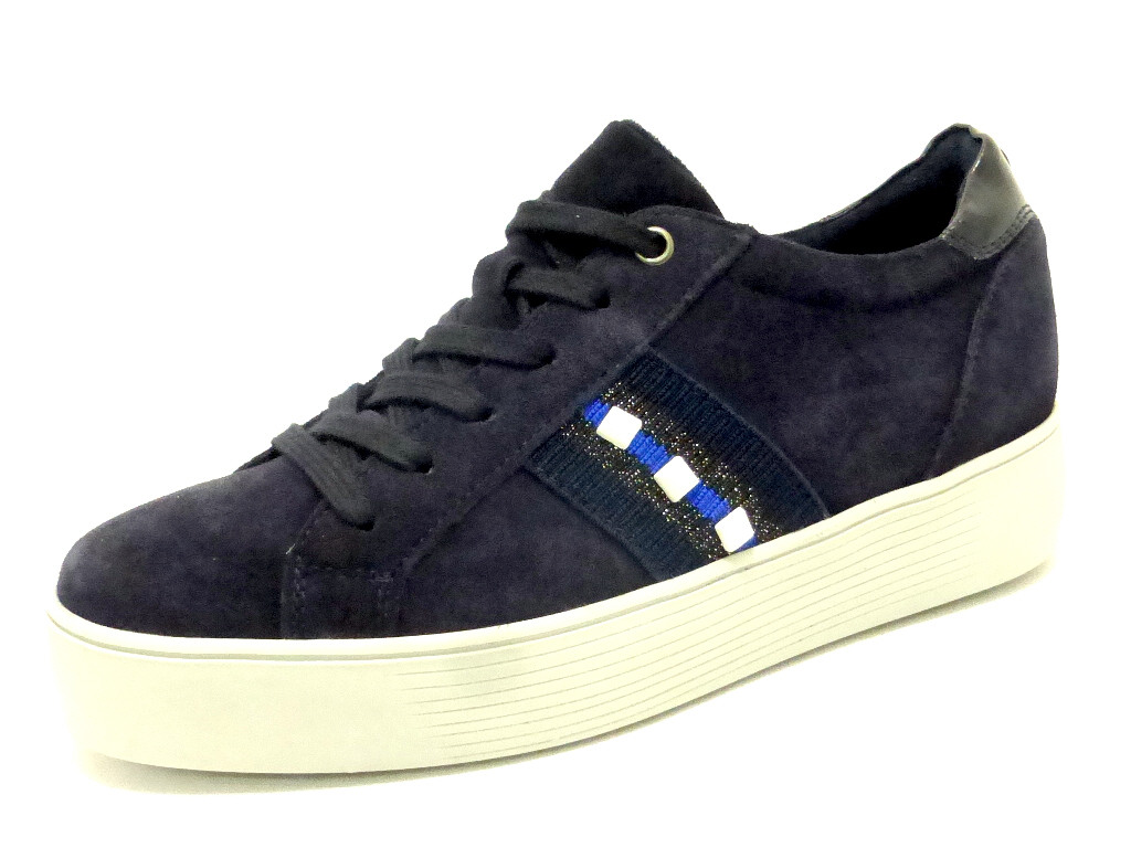 female Sneaker blau 42 von tamaris